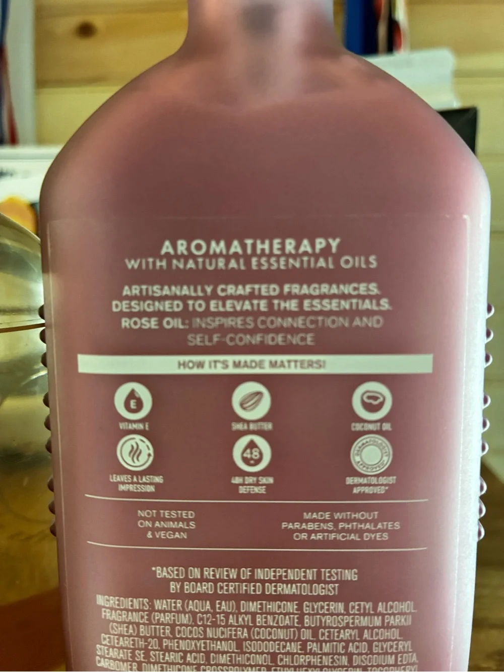 Bath & Body Works Heirloom Rose Body Wash & Lotion Set — Pink and Clear